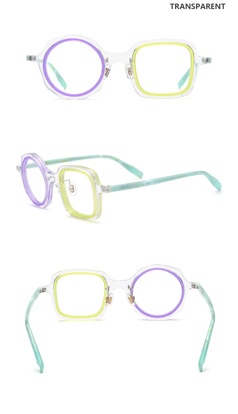 Wind Red 2025 New Acetate Glasses Frame Men Luxury Optical Prescription Glasse Frame Woman Retro Round Square Fashion Frame Z487-9 Wind Red 2025 New Acetate Glasses Frame Men Luxury Optical Prescription Glasse Frame Woman Retro Round Square Fashion Frame Z487-9
