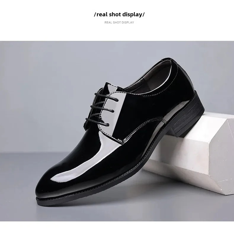 2023 Autumn New Men's Business English Style Formal Shoes Black Leather Casual Shoes For Wedding Office Use-9 2023 Autumn New Men's Business English Style Formal Shoes Black Leather Casual Shoes For Wedding Office Use-9