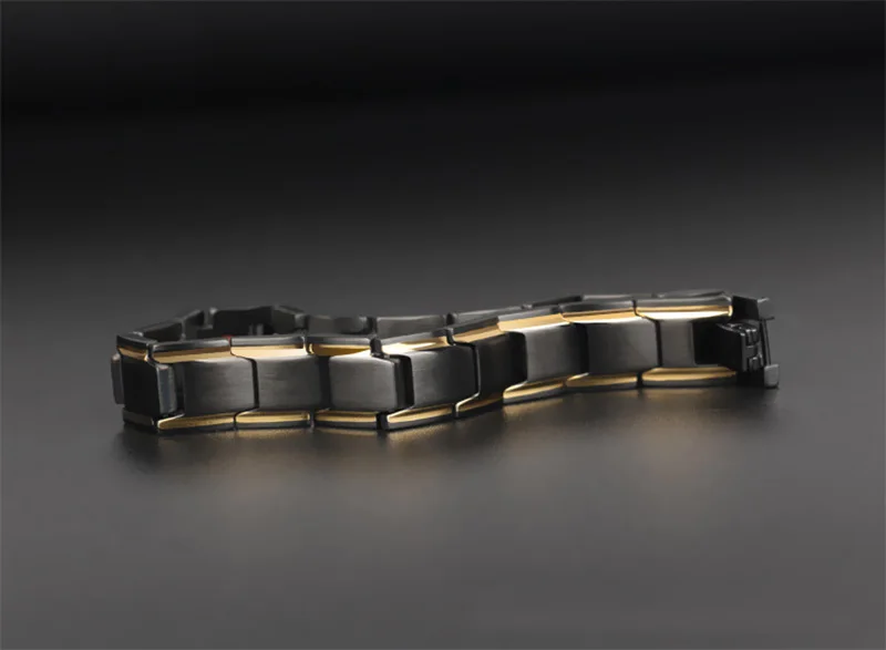 Hot Sale Luxury Fashion Health Energy Bracelet Men Stainless Steel Bio Magnetic Anti-fatigue Anti-radiation Bracelets Jewelry-6
