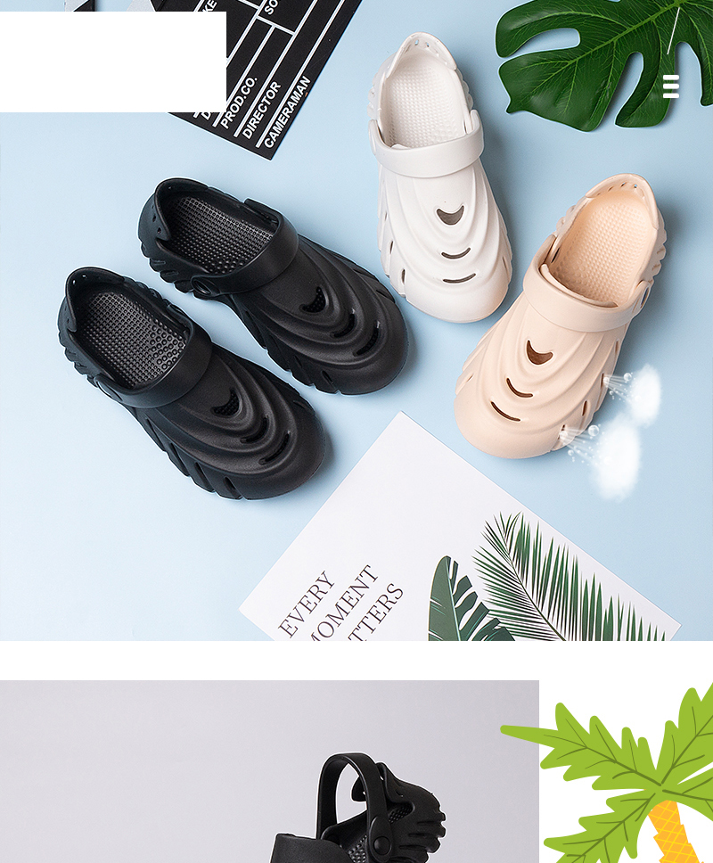 New Arrival Mens Summer Shoes Men Slippers Non-slip Garden Shoes Casual Beach Sandals Chef Shoes Nurse Doctor Shoes Flip Flops-13