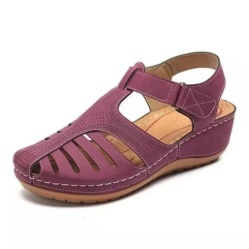 New Women's Sandals Premium Orthopedic Bunion Corrector Flats Woman Casual Soft Sole Beach Wedge Shoes Zapatillas De Mujer-4