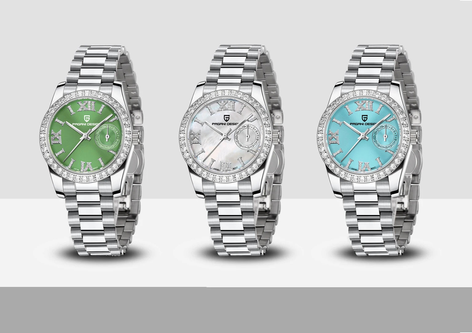 PAGANI DESIGN 2024 New 32MM Women's Wristwatch Elegant Luxury Quartz Watch For Women Fashion Waterproof Watches Sapphire Clock-1