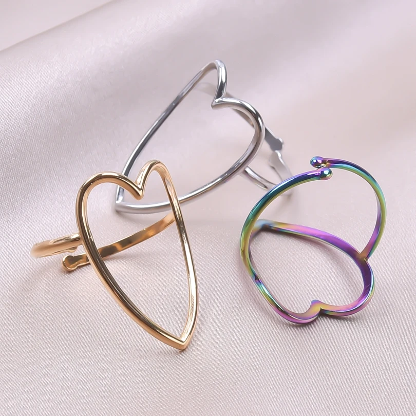 Irregular Liquid Branch 304 Stainless Steel Rings For Women Men's Accessories Fashion Jewelry Finger Adjustable Ring Bague Party-4 Irregular Liquid Branch 304 Stainless Steel Rings For Women Men's Accessories Fashion Jewelry Finger Adjustable Ring Bague Party-4