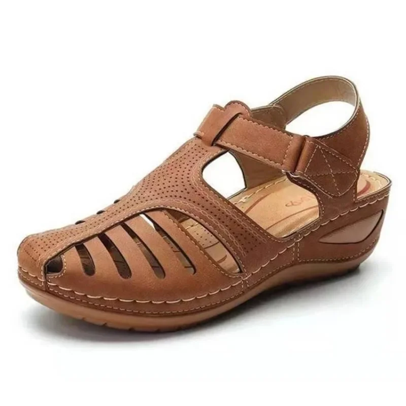 New Women's Sandals Premium Orthopedic Bunion Corrector Flats Woman Casual Soft Sole Beach Wedge Shoes Zapatillas De Mujer-3