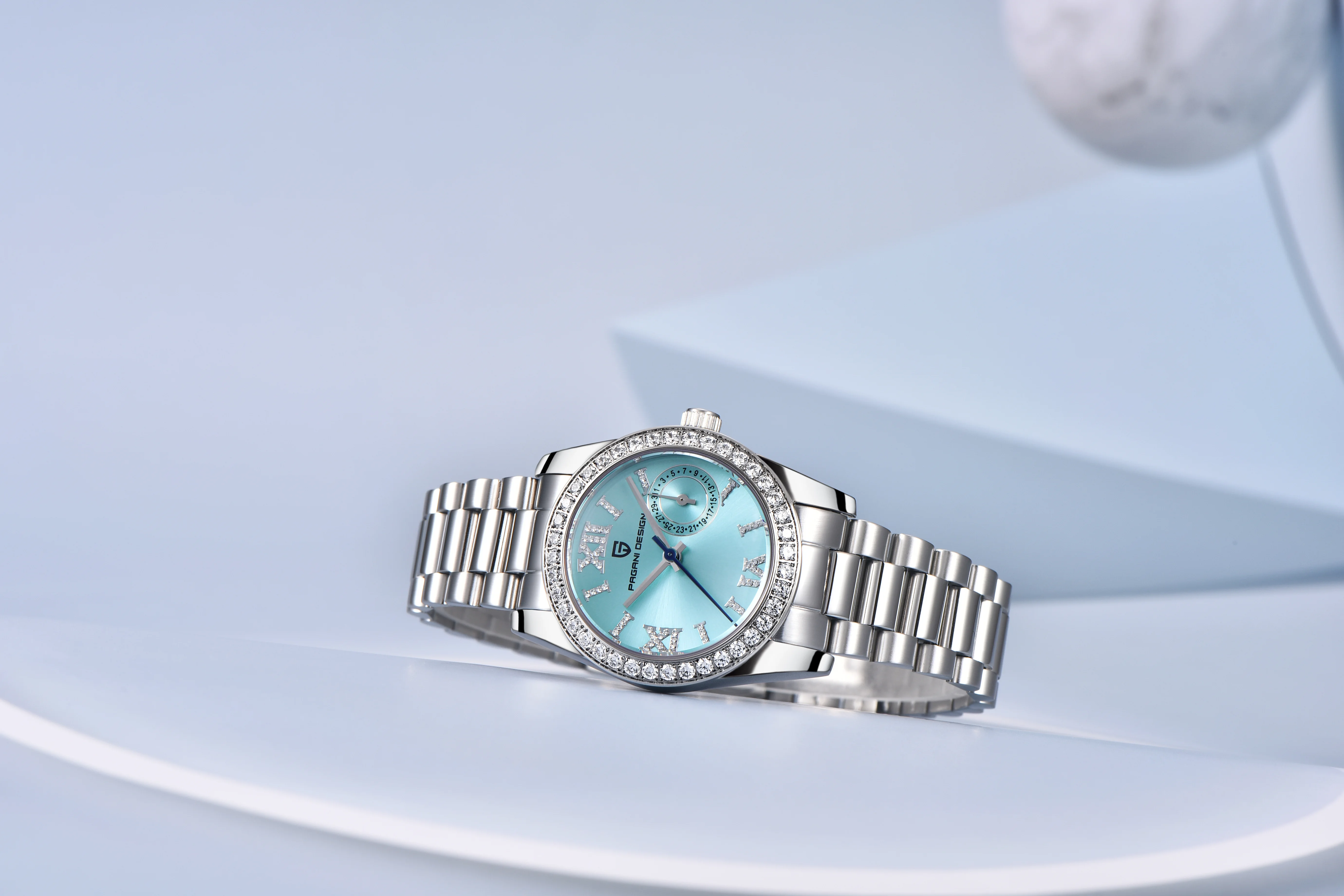 PAGANI DESIGN 2024 New 32MM Women's Wristwatch Elegant Luxury Quartz Watch For Women Fashion Waterproof Watches Sapphire Clock-4