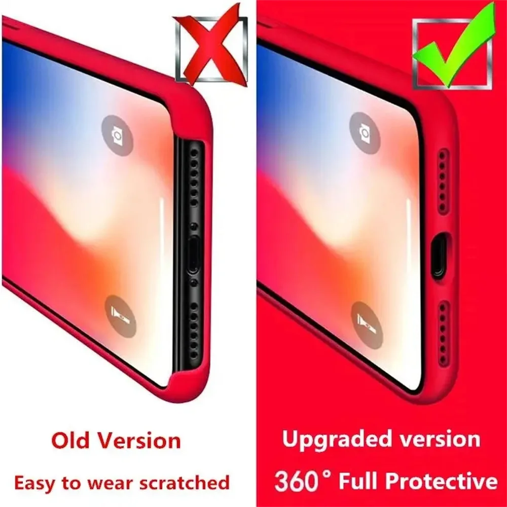 Luxury Original Liquid Silicone Case For iPhone 13 14 15 16 Pro Max phone Cases For iPhone 11 12 14 15 16 Plus Full Logo Cover-6
