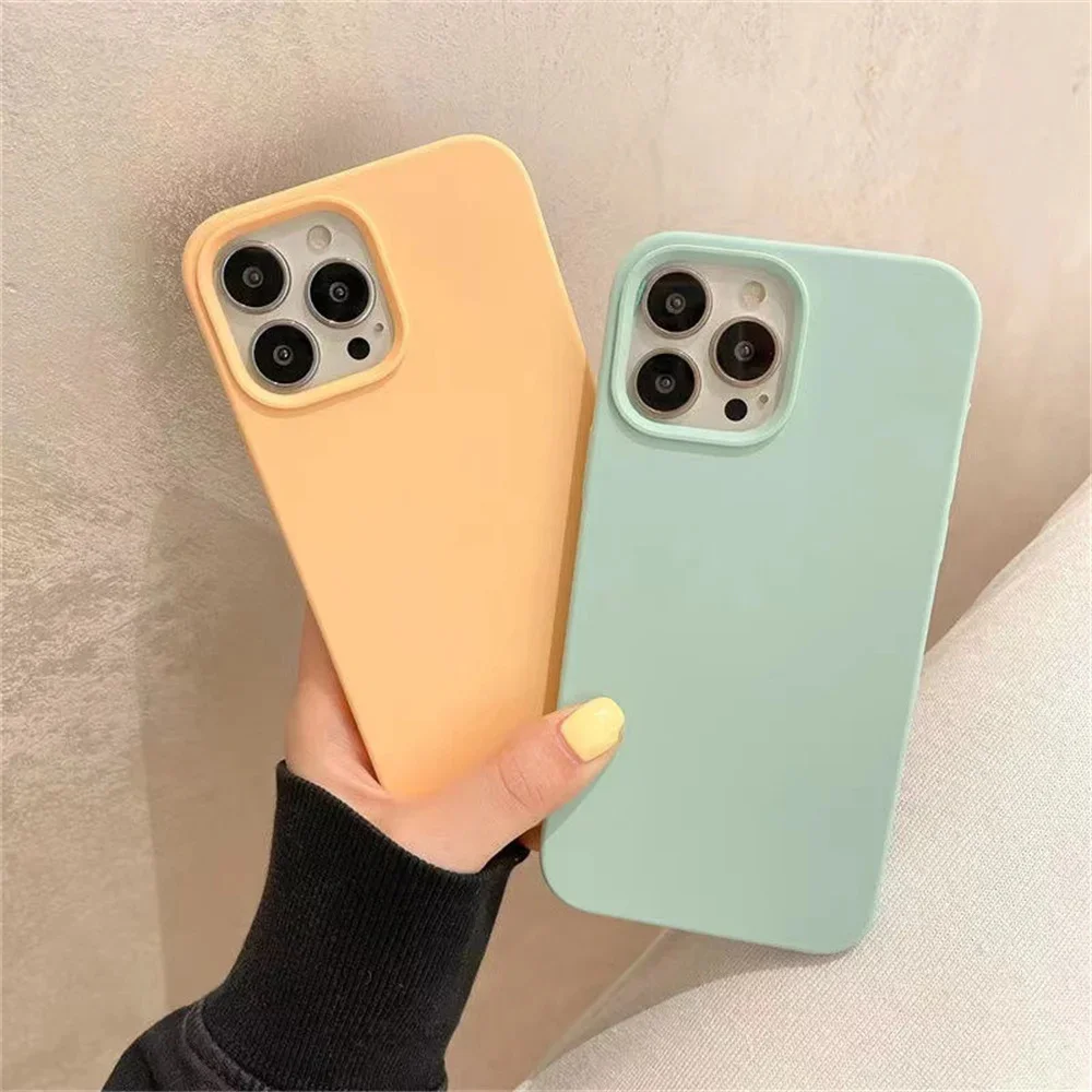 Luxury Original Liquid Silicone Case For iPhone 13 14 15 16 Pro Max phone Cases For iPhone 11 12 14 15 16 Plus Full Logo Cover-2