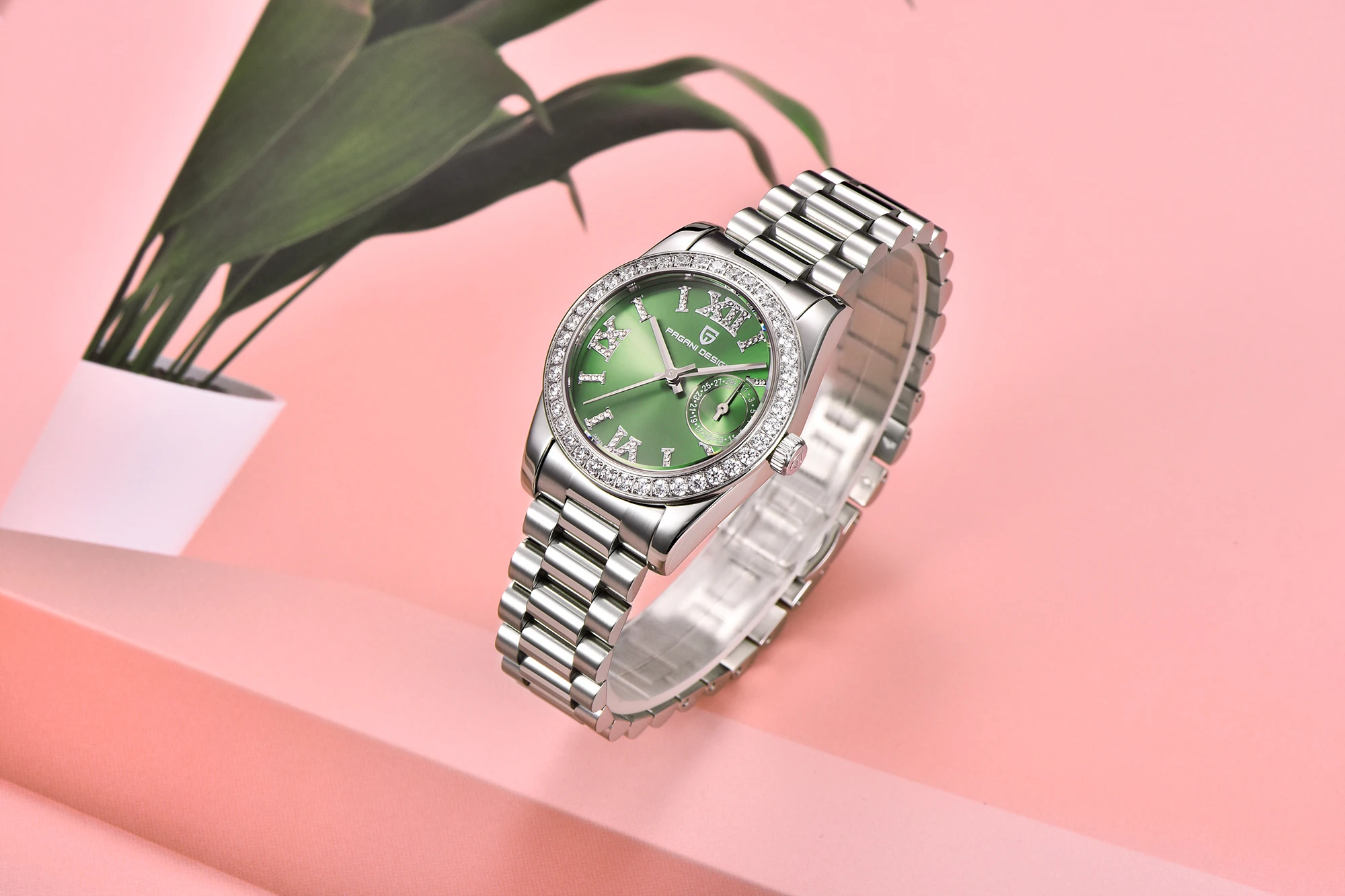 PAGANI DESIGN 2024 New 32MM Women's Wristwatch Elegant Luxury Quartz Watch For Women Fashion Waterproof Watches Sapphire Clock-8