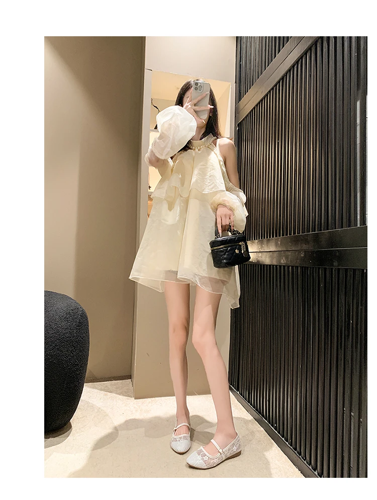 2024 New Women Flats Shoes Summer Ballet Flats Fashion Bow Women Shoes Slip on Sweet Hollow Flat Shoes Female Zapatos De Mujer-13