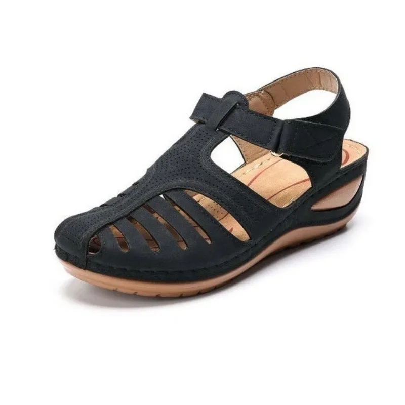 New Women's Sandals Premium Orthopedic Bunion Corrector Flats Woman Casual Soft Sole Beach Wedge Shoes Zapatillas De Mujer-7