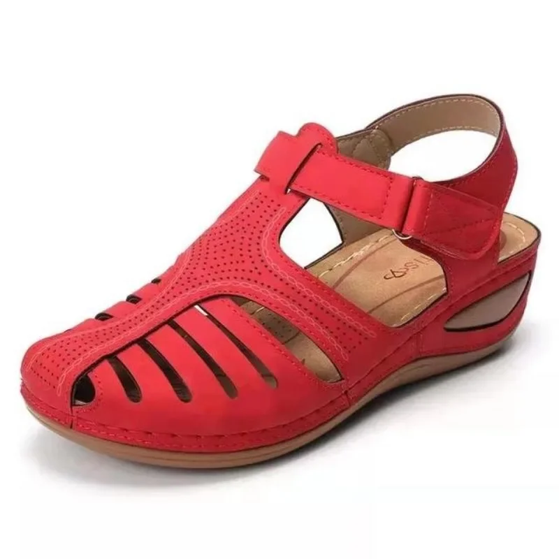 New Women's Sandals Premium Orthopedic Bunion Corrector Flats Woman Casual Soft Sole Beach Wedge Shoes Zapatillas De Mujer-6