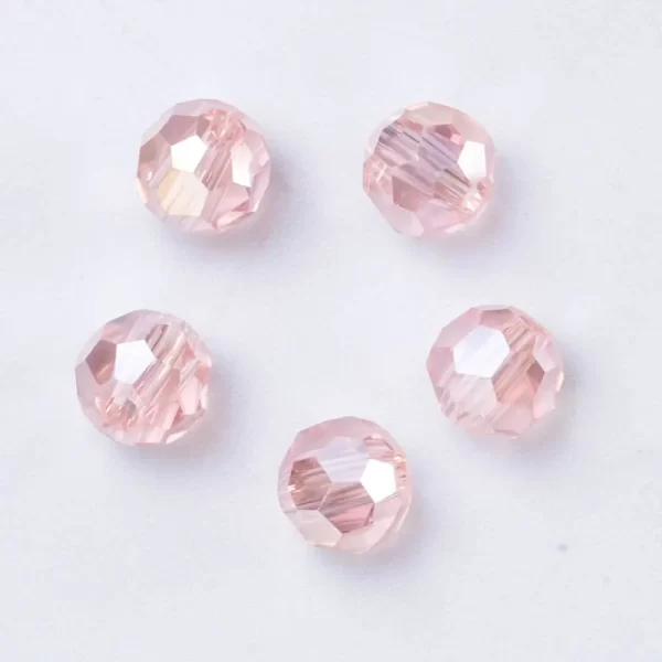 3 4 6 8mm round crystal beads faceted colorful glass beads loose spacer bead for jewerly making needlework bracelet necklace diy