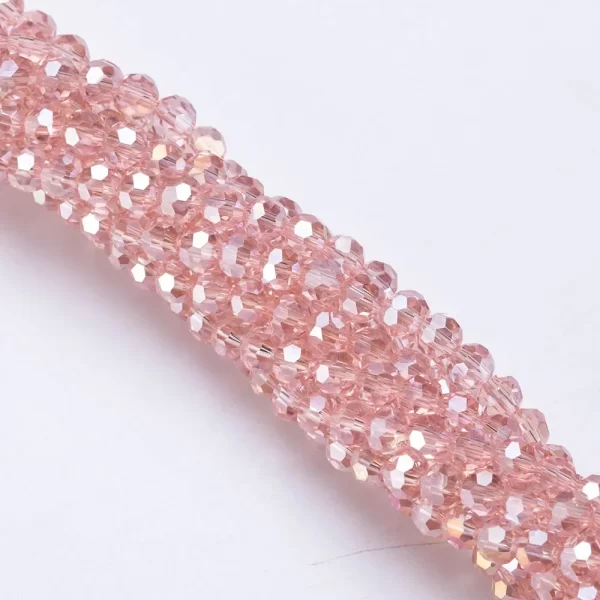 3 4 6 8mm round crystal beads faceted colorful glass beads loose spacer bead for jewerly making needlework bracelet necklace diy