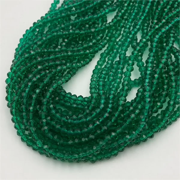 colorful 2/3/4/6/8mm rondelle austria faceted crystal glass beads loose spacer beads for jewelry making diy accessories
